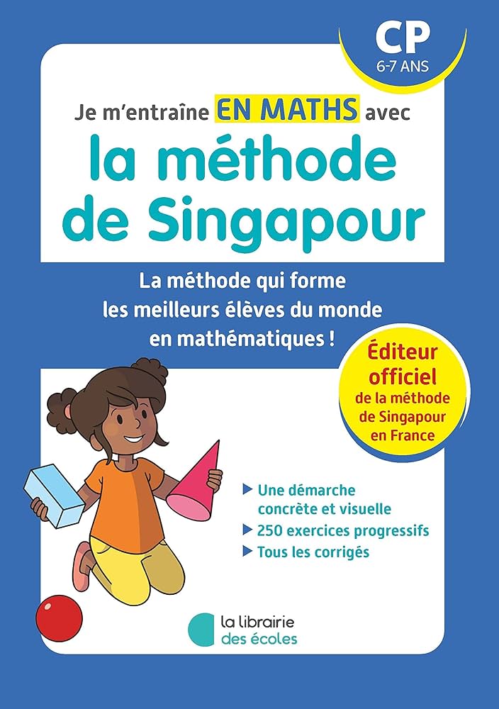 Je m entraîne avec la méthode de Singapour Maths CP 2023  XXX  