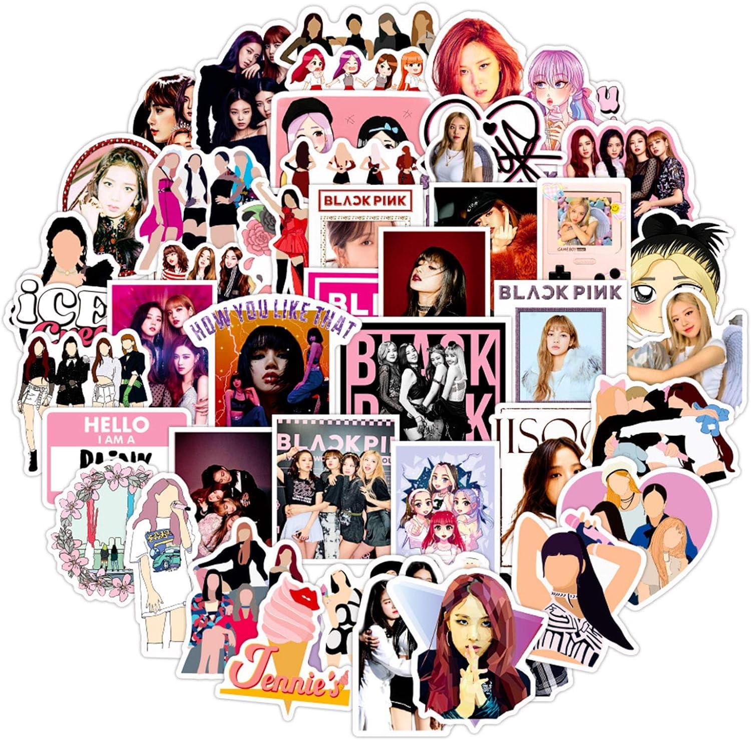 Sticker Chahiye K-Pop Sensation Blackpink Stickers, Pack of 50 Waterproof Vinyl Stickers for Laptops, Water Bottles, Skateboards - Express Your Passion for Blackpink and Catchy Beats (B0CTYJ9ZHG) Amazon Price History, Amazon Price Tracker