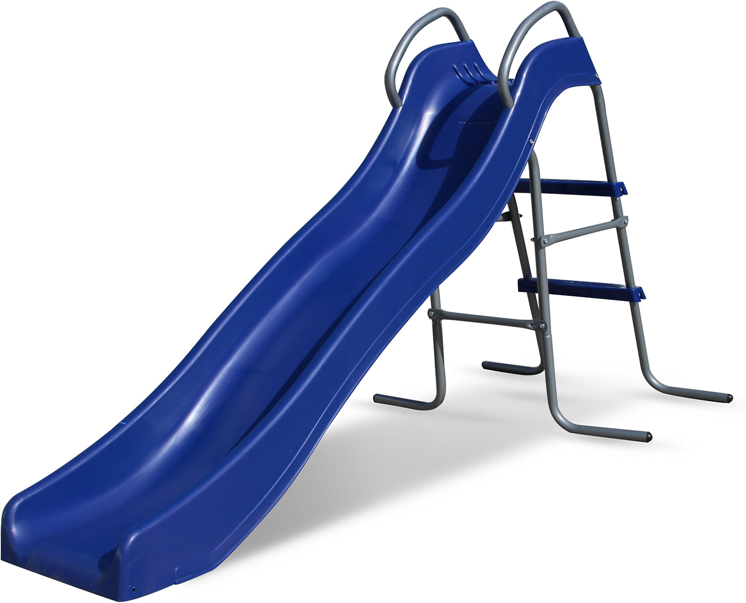 Slippery Backyard Wave Slide with Two-Step Ladder