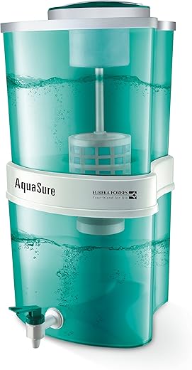 Eureka Forbes Aquasure from Aquaguard Aayush 22 Litre Water Purifier, Green
