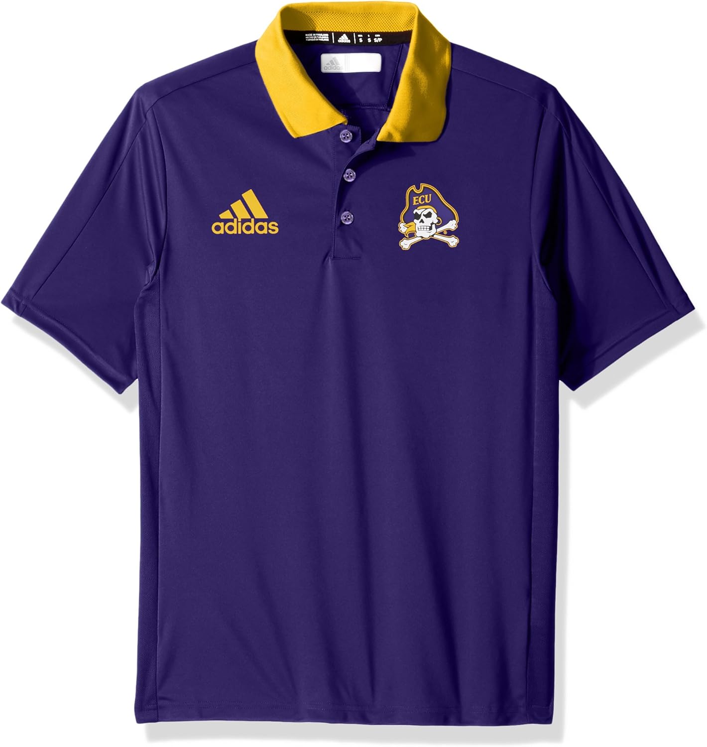adidas NCAA Men's Team Color Coaches Polo, Team Variation