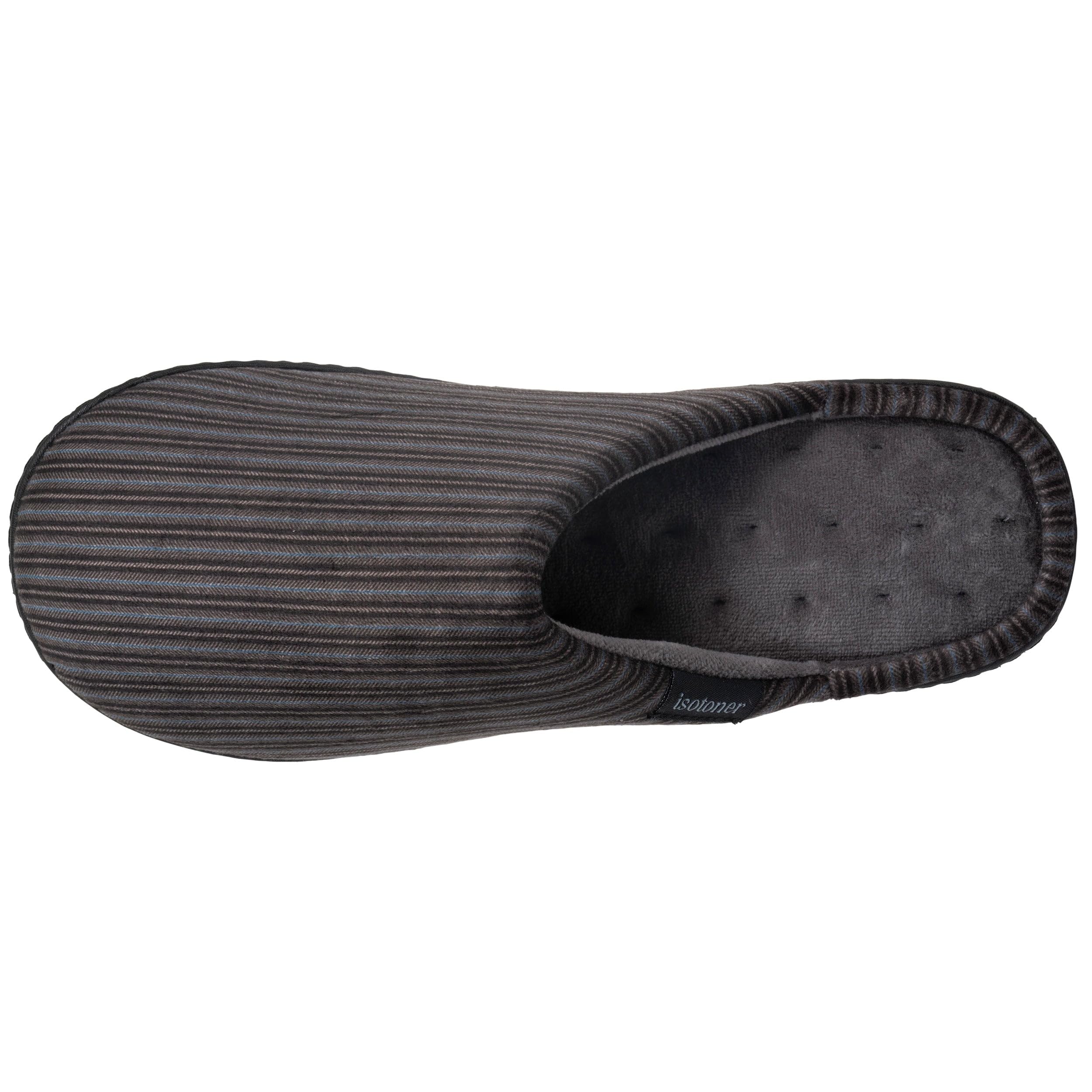 Isotoner Chaussons pantoufles Mules homme semelle à mémoire de forme