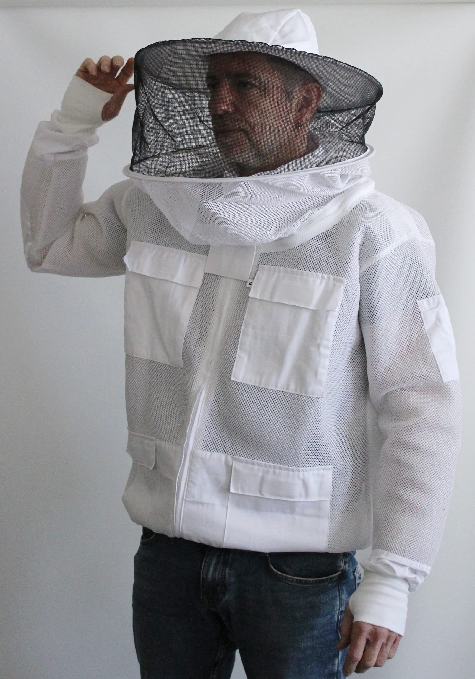 Cappello Da Apicoltore In Cotone E Motivo Floreale | Con Le Api - Foto 2