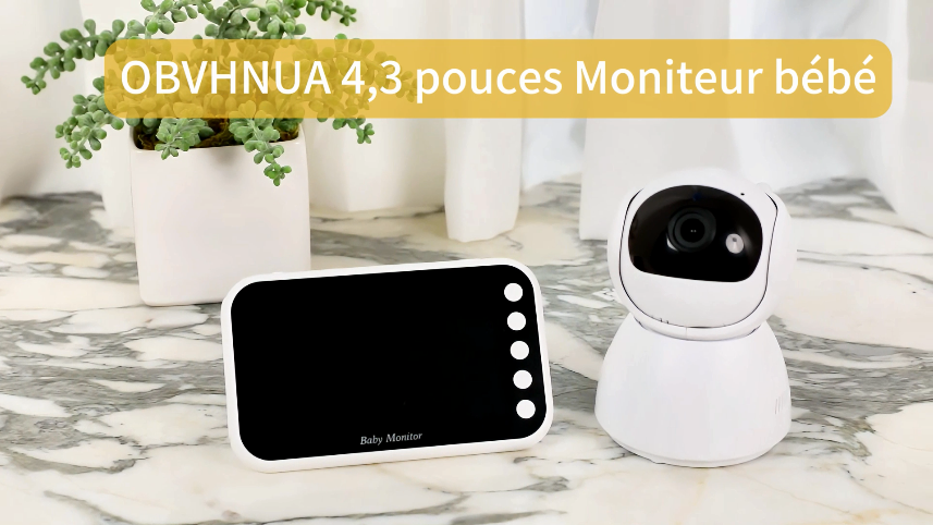 Babyphone Vidéo 2.8" 720P HD - Vision Nuit, VOX, 2000mAh, 8 Berceuses, Sans Wi-Fi - VSIFEHSO