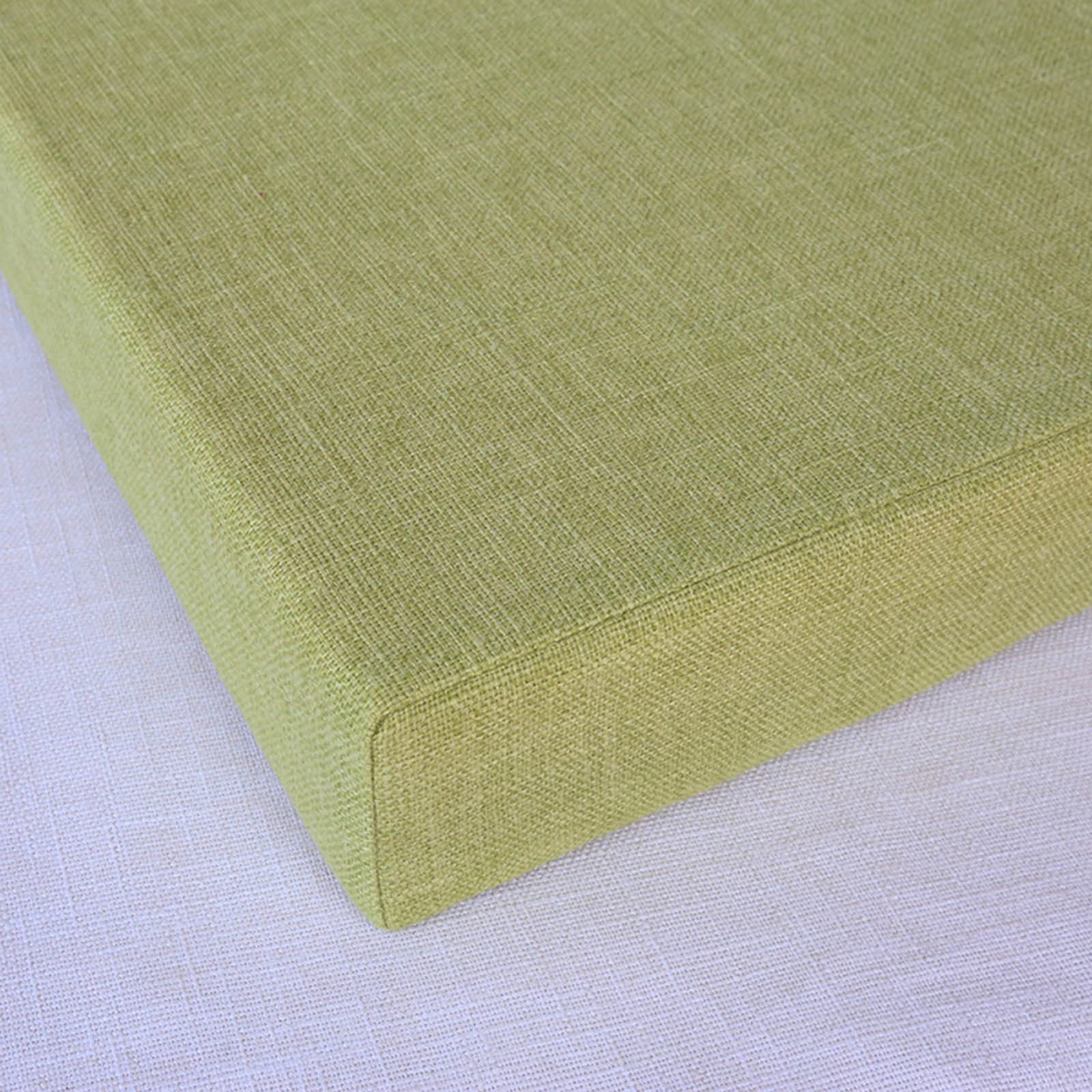 Waigg Kii Chair Cushions Seat Pads Cushion,45x45 50x50cm Padded Chair Pads Cushions,Chair Cushion Pads Indoor Outdoor Dining Room Garden (50X50X8CM,Green)