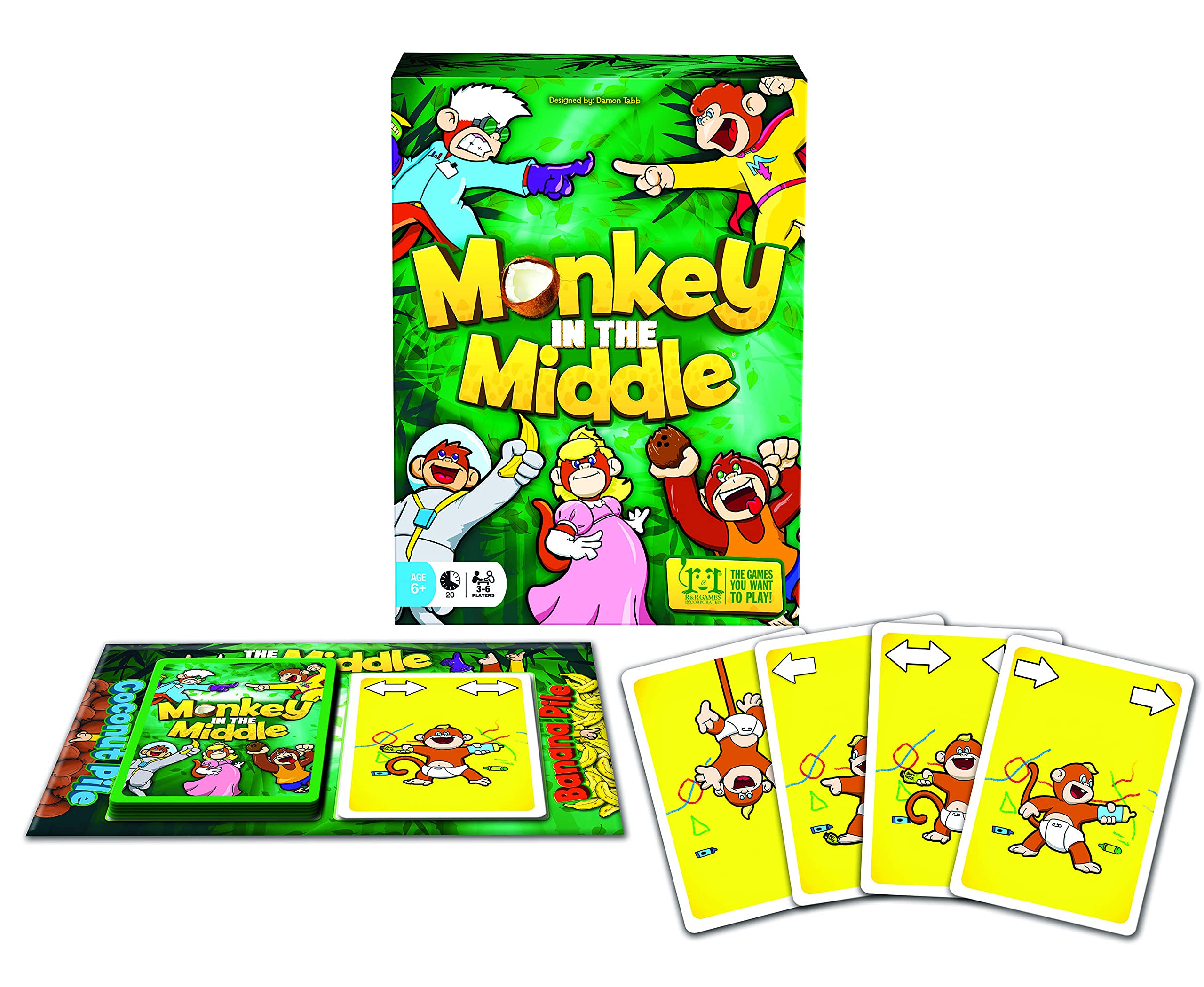R & R Games --Board Game Monkey in The Middle