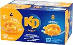 Kraft Dinner Macaroni original et trois fromages & Pack de variétés de snacks au fromage, 58g (Boîte de 12)