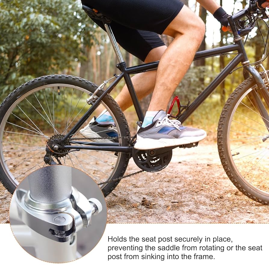 2pcs Bike Seat Post Clamp 31.8mm Bicycle Locking Ring