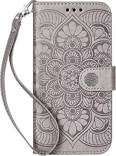 Ateeky iPhone 13 Pro Wallet Case, Protective PU Leather Flip Cover with Card Slot Cash Pocket for iPhone 13Pro (Gray)