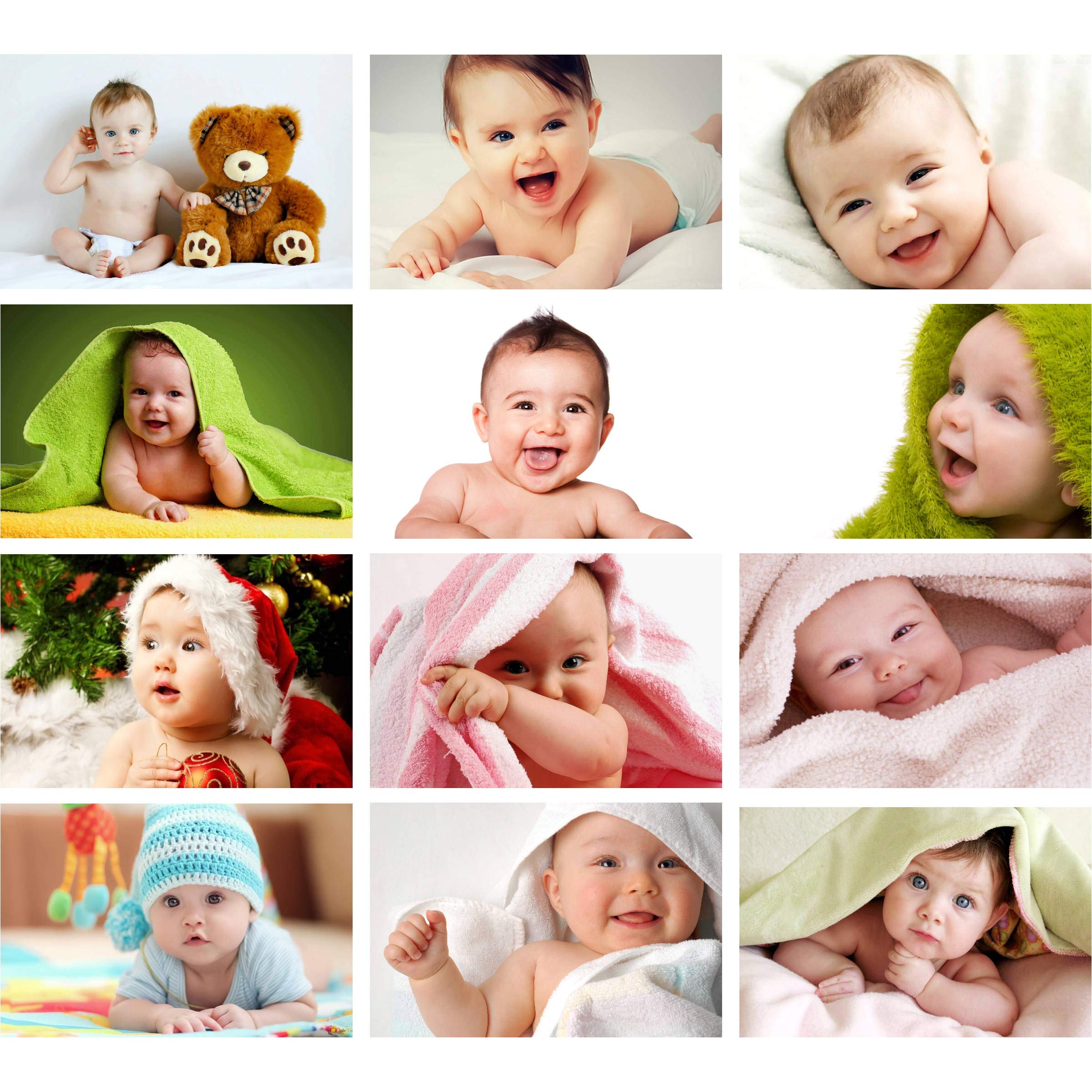 KARTMEN Paper Cute Baby Decorations (Multicolour, Large)