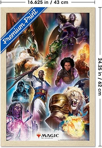 Vista 75 de Trends International Magic: The Gathering - Póster de pared de rejilla, 14.725 x 22.375 pulgadas, versión premium sin marco Versión premium sin
