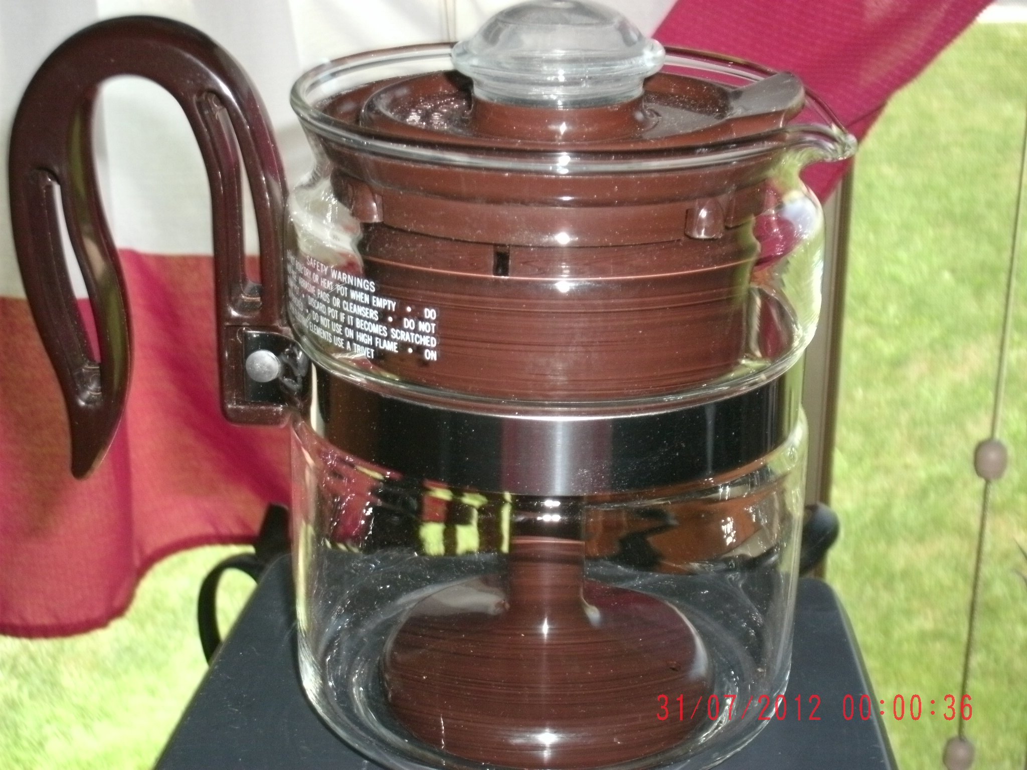 Amazon.com | Gemco Glass-Perk 2-4 Cup Stove Top Coffee Pot: Kitchen  Products: Coffee Servers