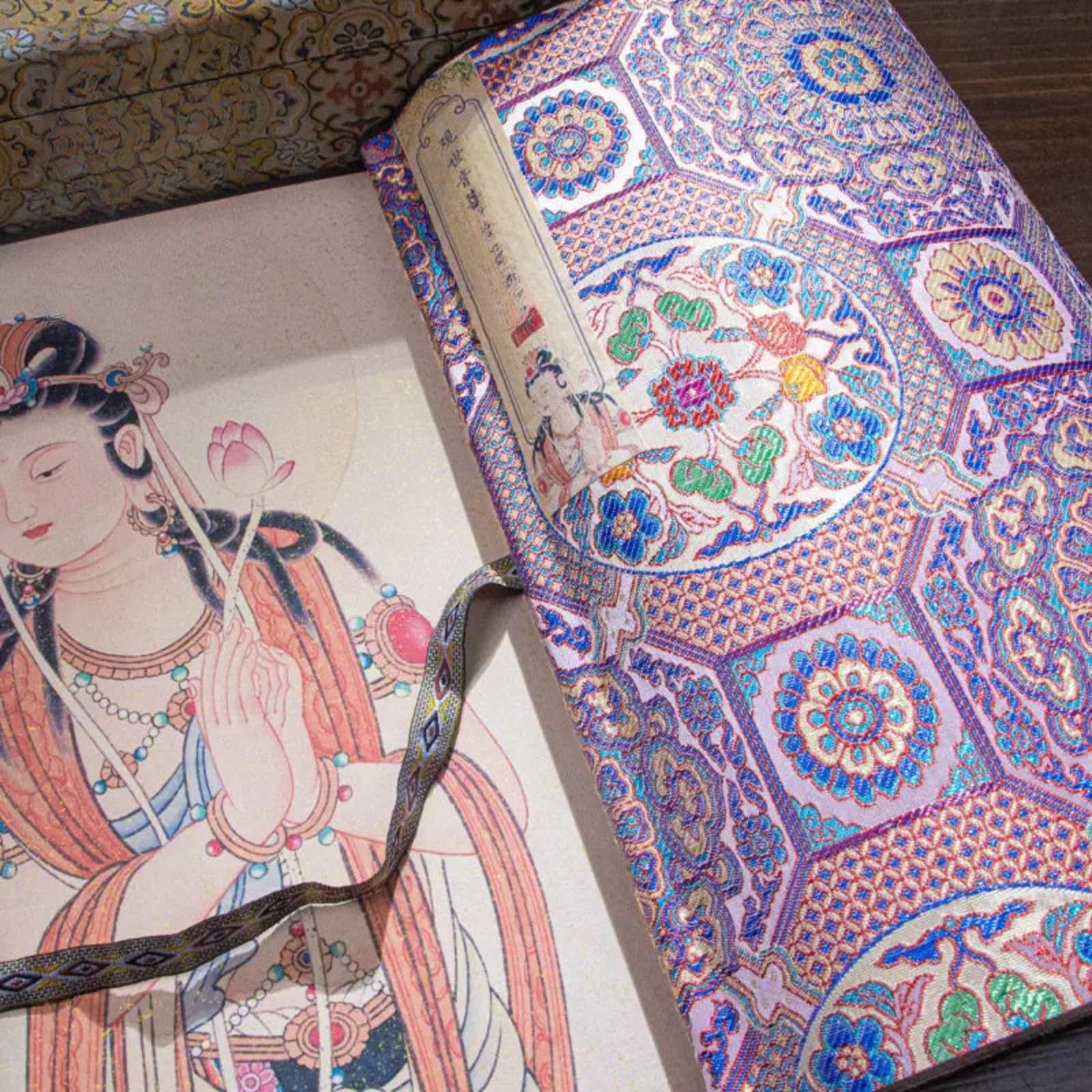 LEEDJUINE Lotus Sutra Long Scroll Copybook Handwritten Buddhist Scriptures Tracing Book
