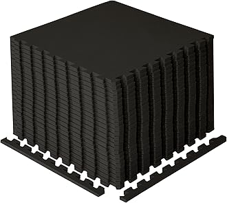 BIGGAMATS Gym Flooring Mat, EVA Foam Exercise Mats, Interlocking Non-Slip Sport Mats, Home Workout, Kids Playmat, Pet Mats and Protective Swimming Pool, Hot Tub Outdoor Underlay Matting 50cm x 6