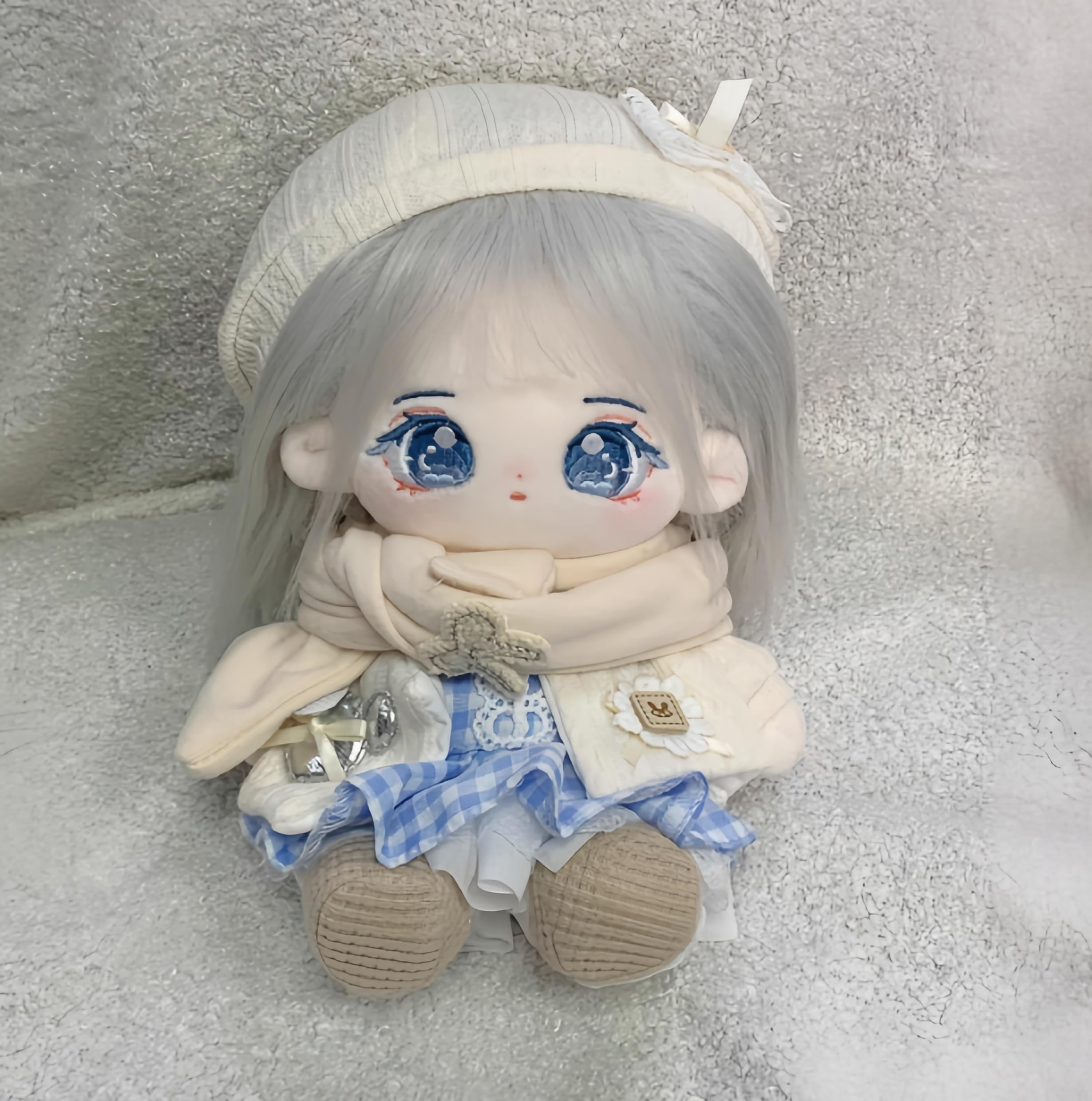 Muñeca De Peluche Anime De 20 Cm QGYDYH - Algodón Suave, Con Esqueleto Articulado, Regalo Ideal