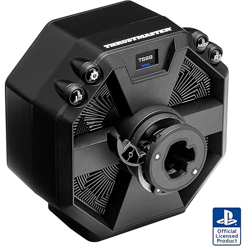 Thrustmaster T598 Servo Base, Direct Axial Drive Force Feedback Racing Wheel Base (Compaible with PS5, PS4 & PC)
