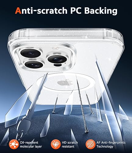 Miniatura 1041 de Fntcase Funda para iPhone 15 Plus y 14 Plus de 6.7 pulgadas, magnética, a prueba de golpes de grado militar, antiamarilleo, delgada, protectora