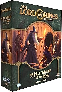 The Lord of the Rings The Card Game The Fellowship of the Ring SAGA EXPANSION - Cooperative Adventure Game, Strategy Game, Ages 14+, 1-4 Players, 30-120 Min Playtime, Made by Fantasy Flight Games