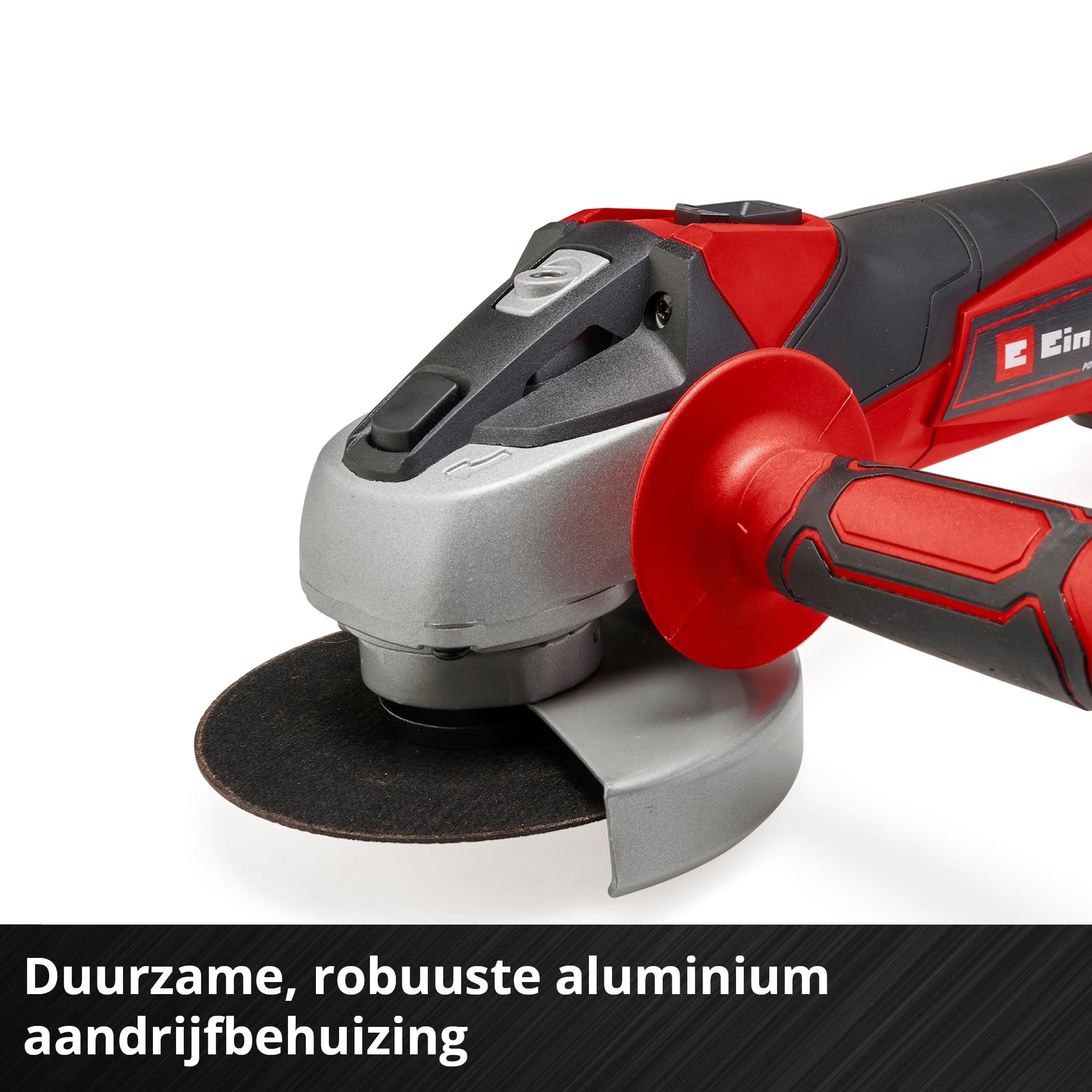 Einhell Akumulatorowa szlifierka kątowa TC-AG 18/115 Li (1 x 4,0 Ah) (18 V, średnica tarczy 115 mm, głębokość cięcia 28 mm, Softstart, dodatkowy uchwyt, w zestawie 1 x akumulator 4,0 Ah i ładowarka)