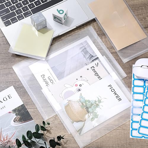 Miniatura 5 de Bolsa de almacenamiento de sellos y troqueles, 150 piezas, 5 tamaños, almacenamiento para álbumes de recortes, troqueles para corte, plantillas para