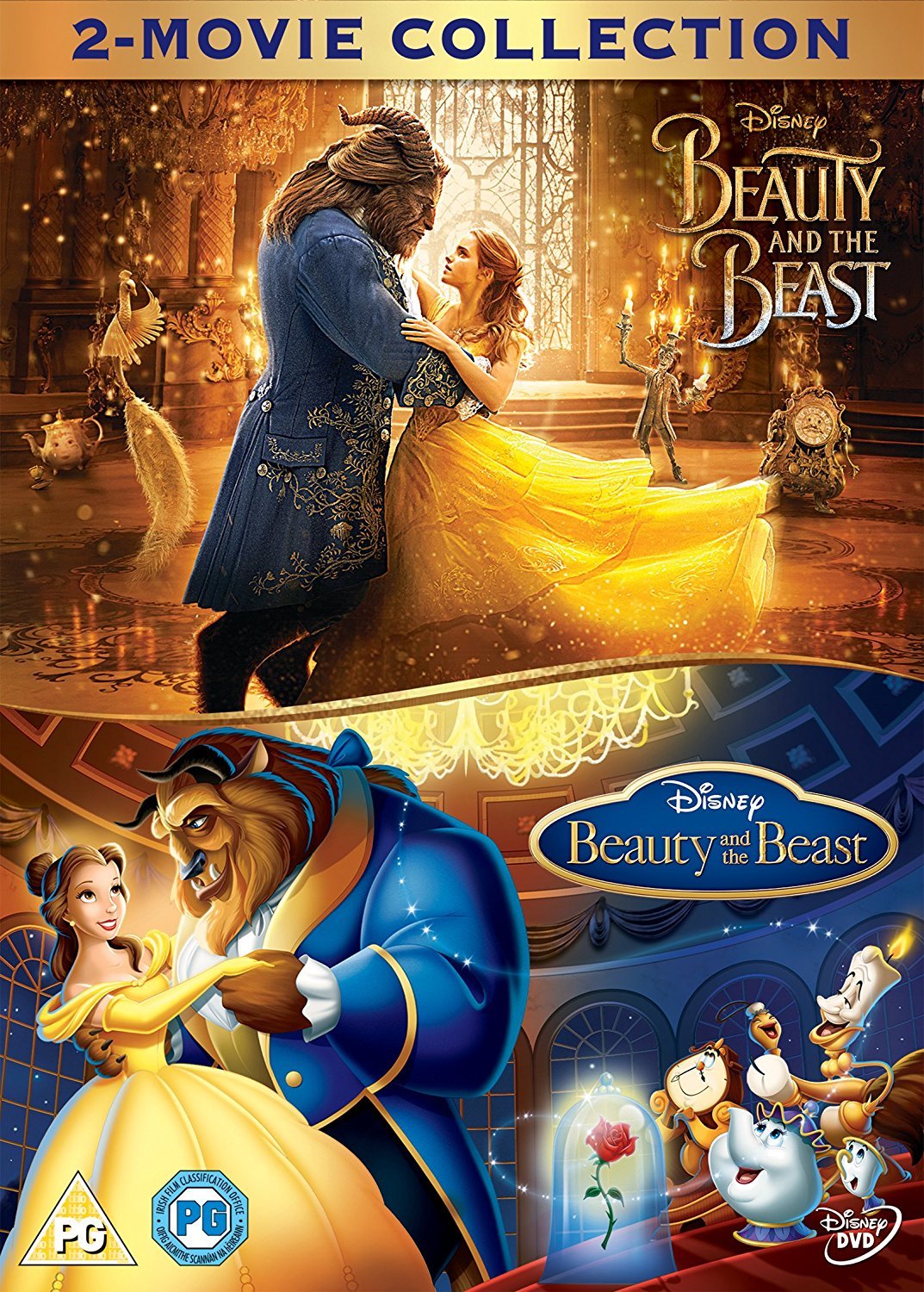Beauty And The Beast Live Action Animated Doublepack New Dvd