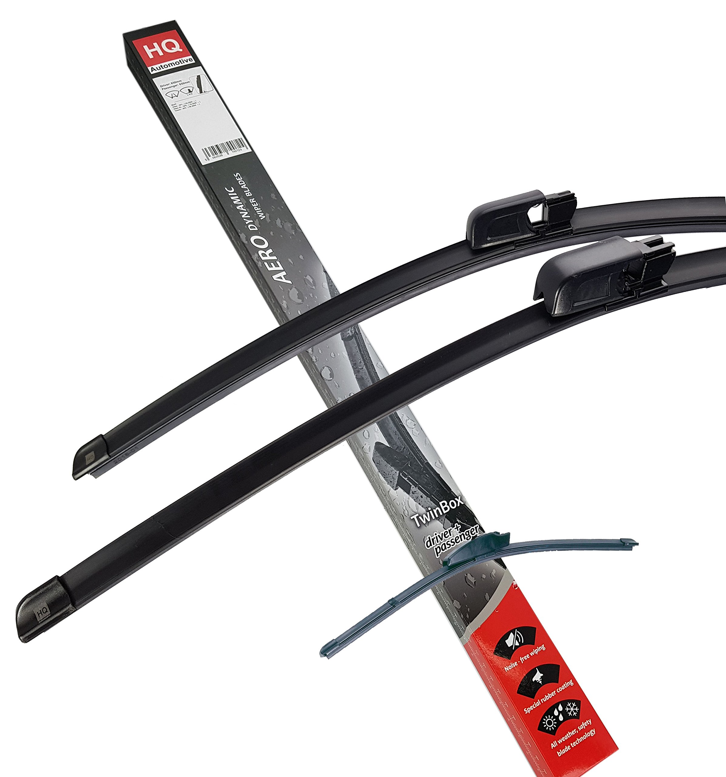 HQ AUTOMOTIVE Windscreen Wiper Blades 3pcs kit | Fits: AUDI A6 Avant C5 2001-2005, Allroad MERCEDES C Class Estate W203 2003-2007 | model: AD22-225|HQ15