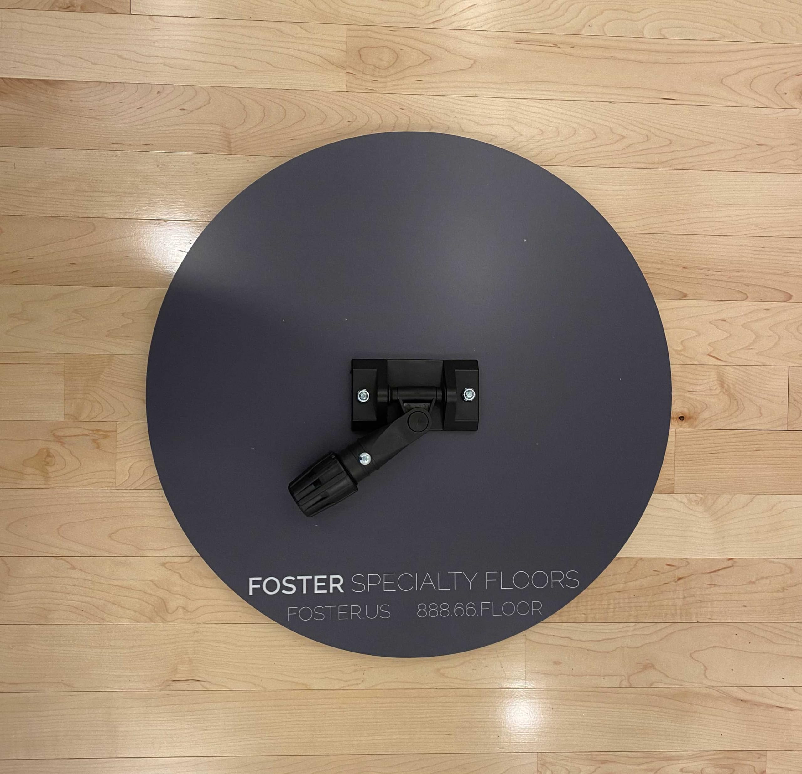 18" Round Microfiber Basketball Court Sweat MOP, Game Day Perspiration MOP