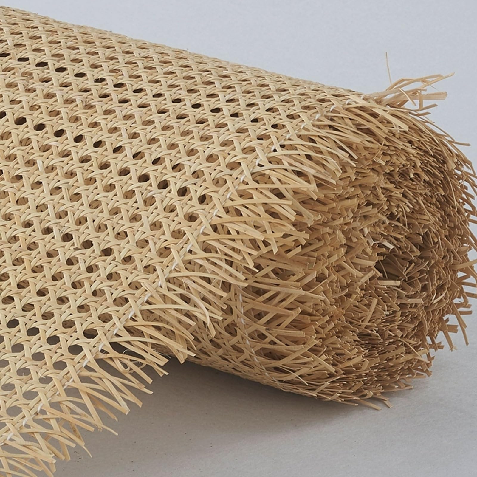 Ratan Rollo Mimbre 60 x 200 cm, Rejilla Mimbre, Mimbre Natural, Mimbre Rollo, Rattan, Rollo Ratan, Ratan Natural por Metros, Rollo de Mimbre para Muebles, Silla ratan Aparador Cabecero(50x100cm)