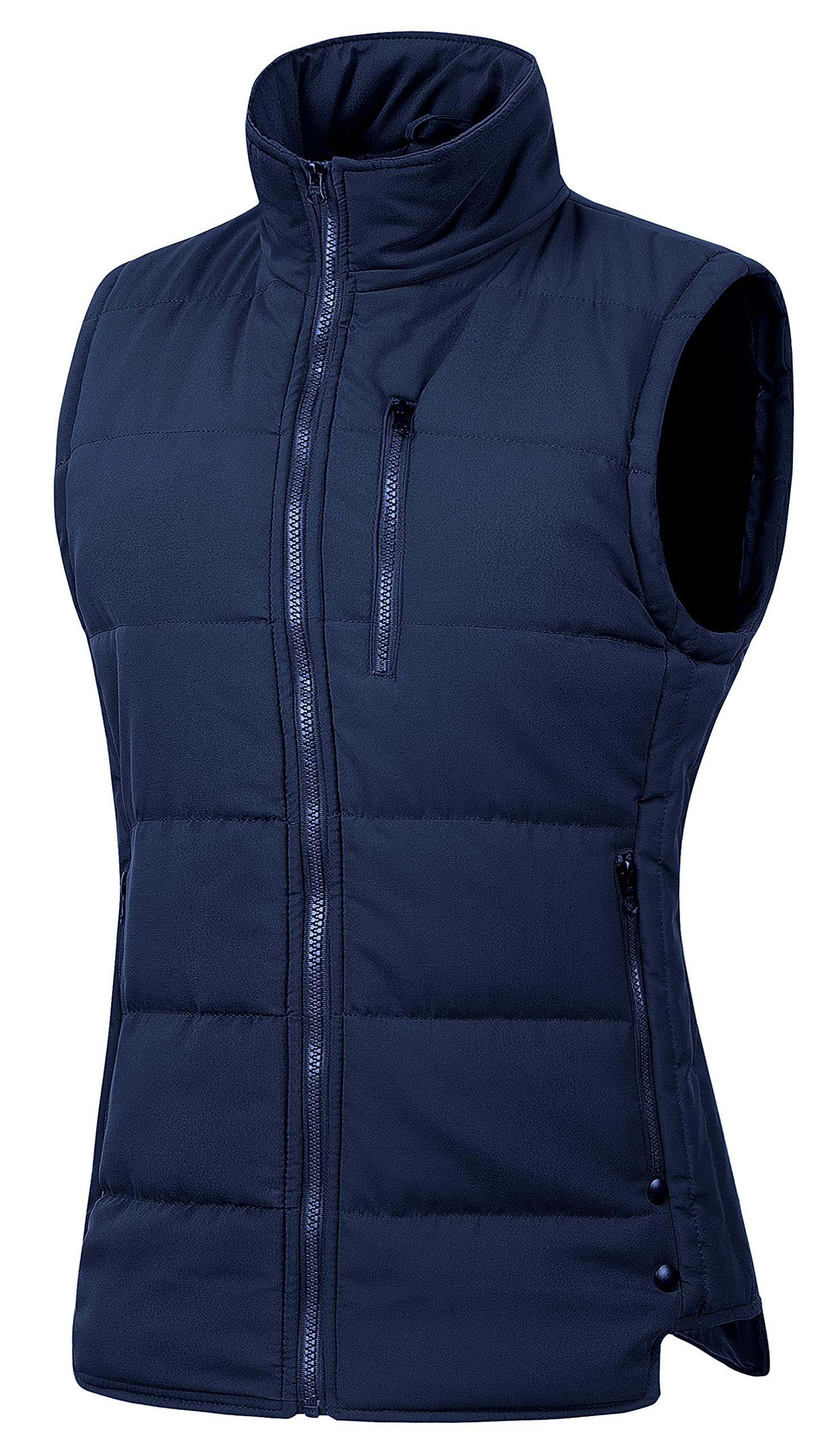 Chrisuno Women's Winter Vests Outerwear Lightweight Quilted Puffer Utility Vest