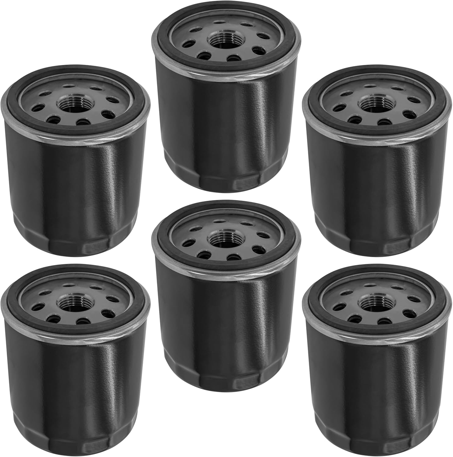 Caltric Oil Filter Compatible with Harley Davidson Xlh Sportster 1100 Xlh883 Sportster 1986-2006 / Qty 6