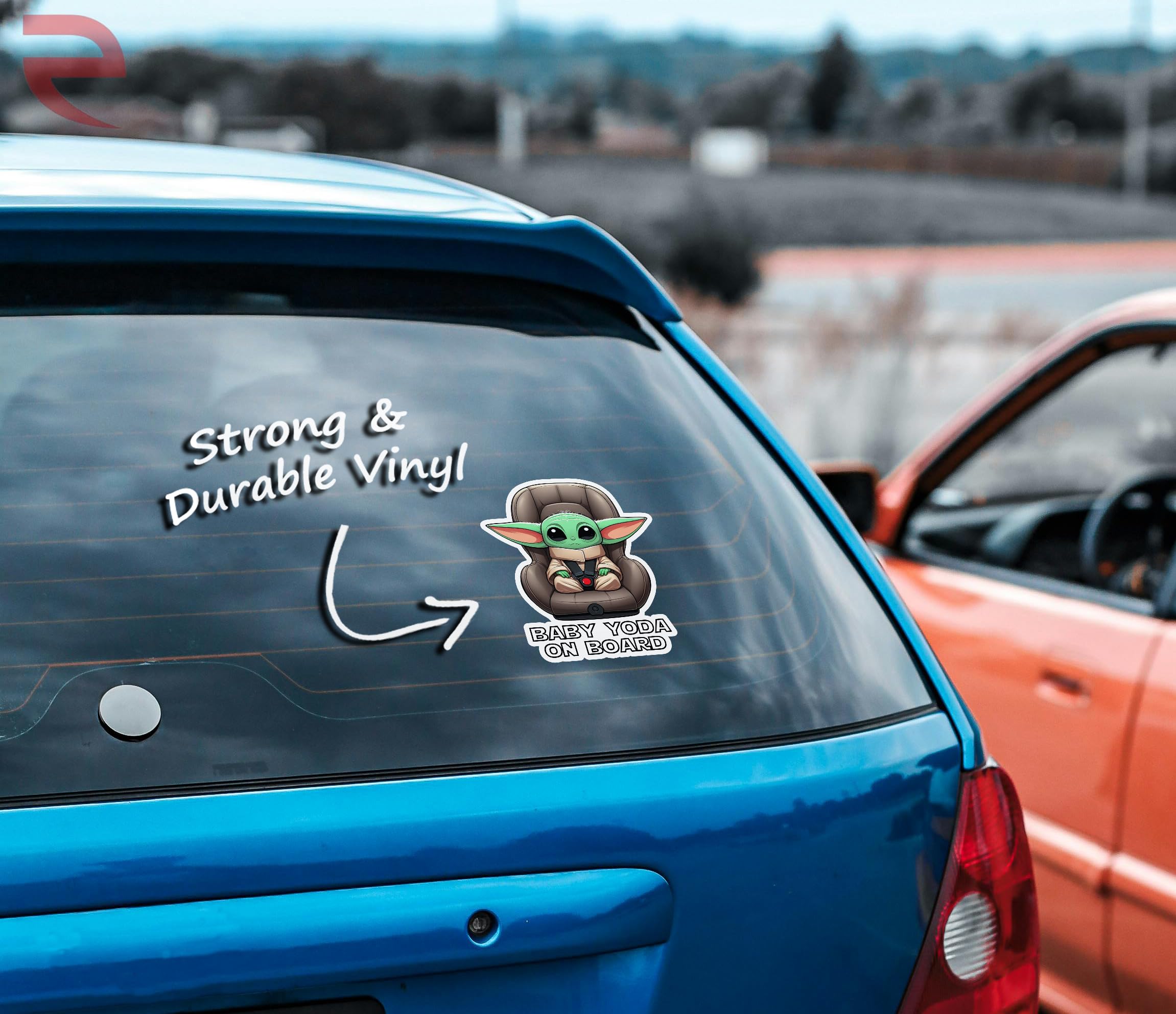 Autocollant Bébé à Bord - Bébé Alien Mignon Pour Voiture - Résistant UV Et Intempéries