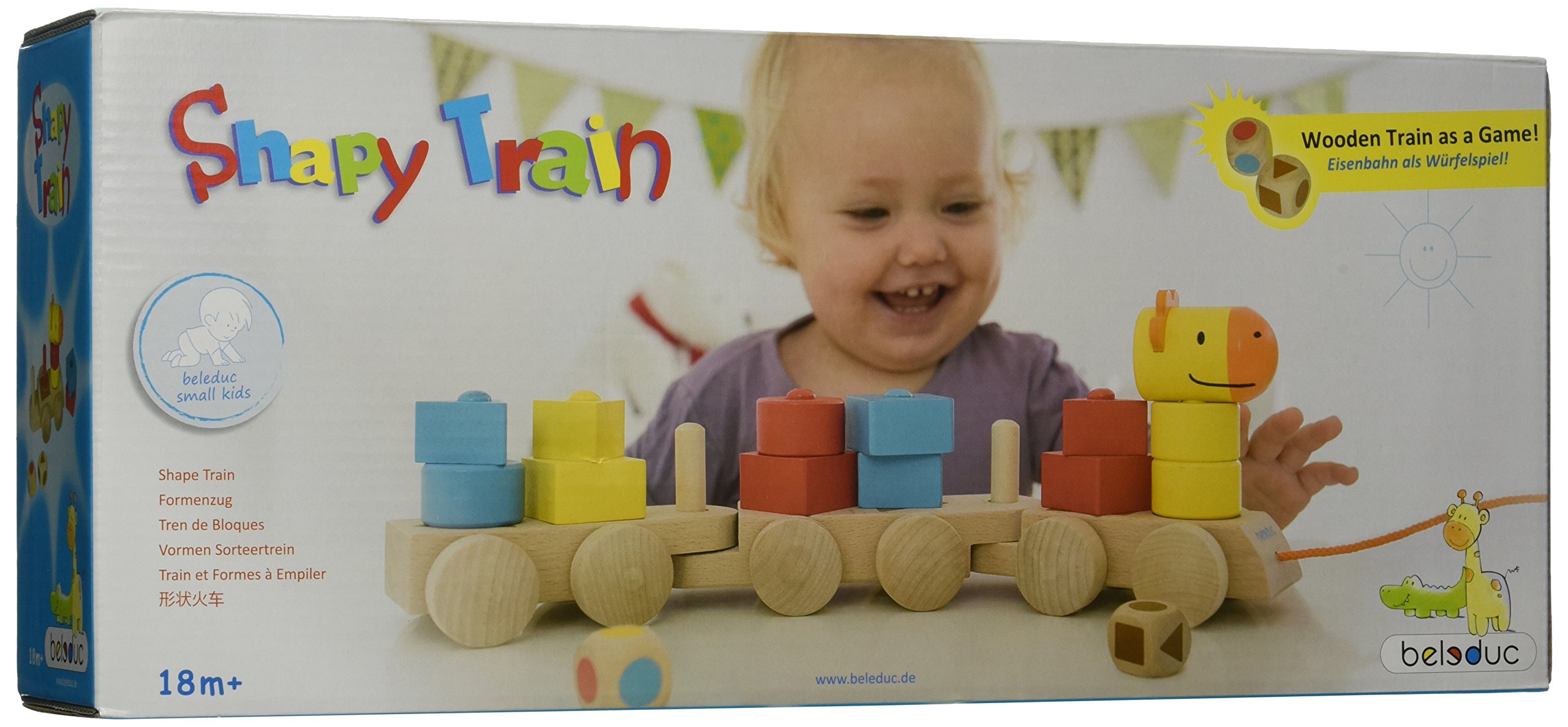 Hape 18007 – pociąg kształty i kolory