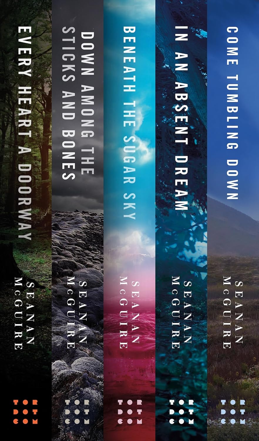 Wayward Children: The First Five Adventures: Every Heart a Doorway, Down Among the Sticks and Bones, Beneath the Sugar Sky, In an Absent Dream, Come Tumbling Down