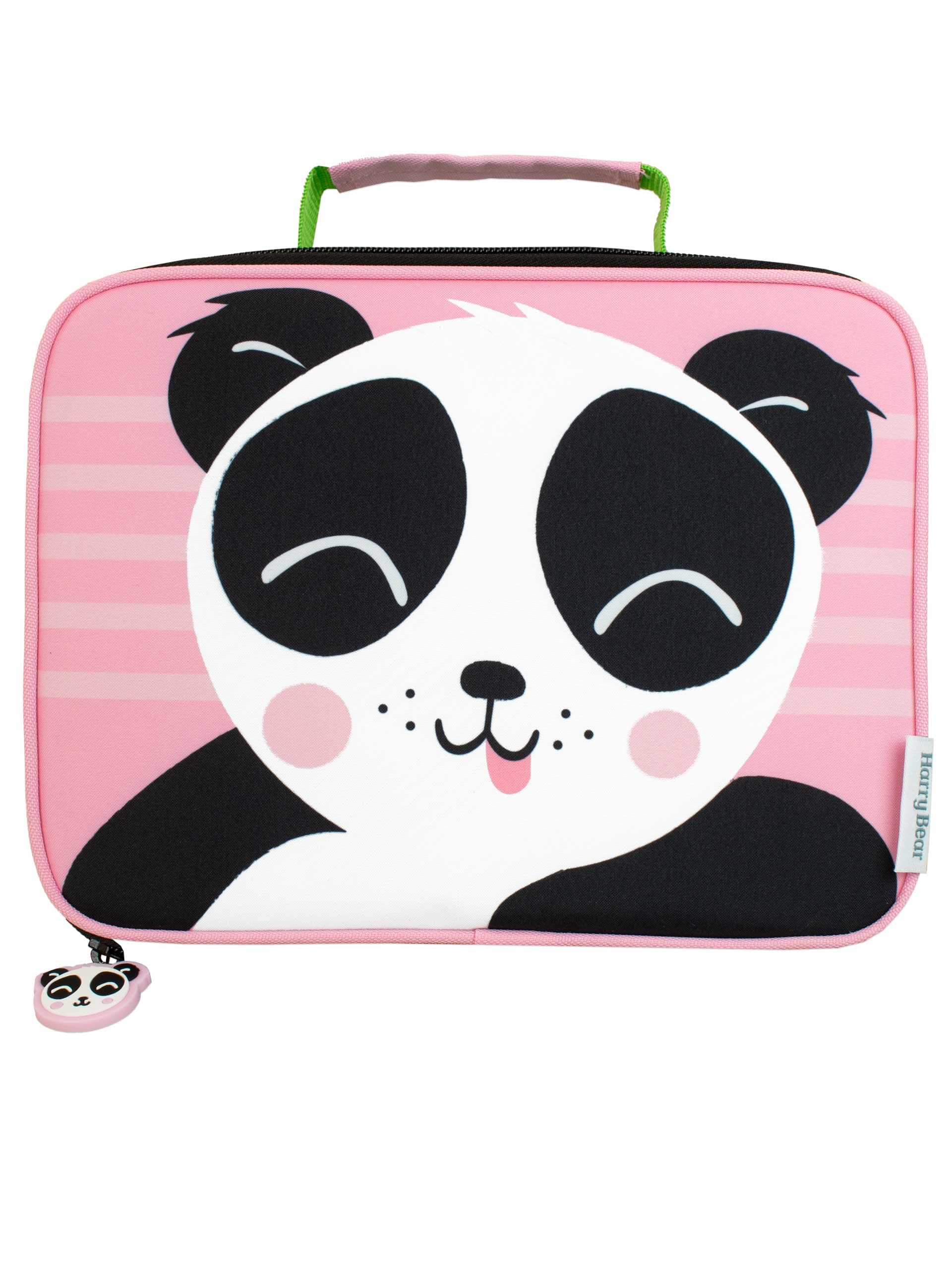 Harry Bear Girls Panda Lunch Bag Kids School Lunch Box Pink One Size โ image 1