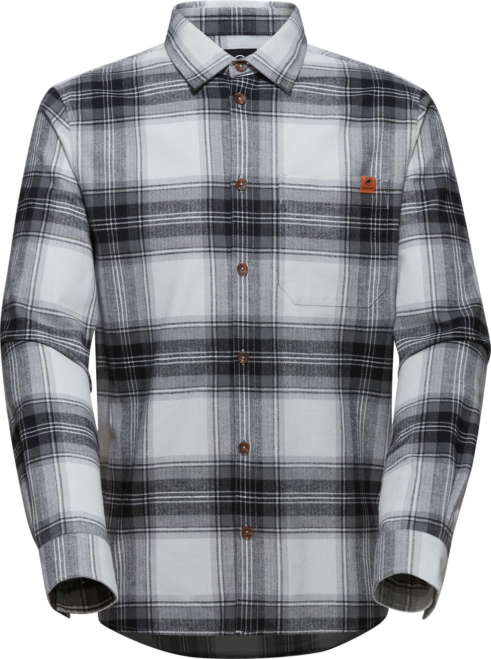 Mammut Trovat Longsleeve Shirt Men Platinum-Black 3XL