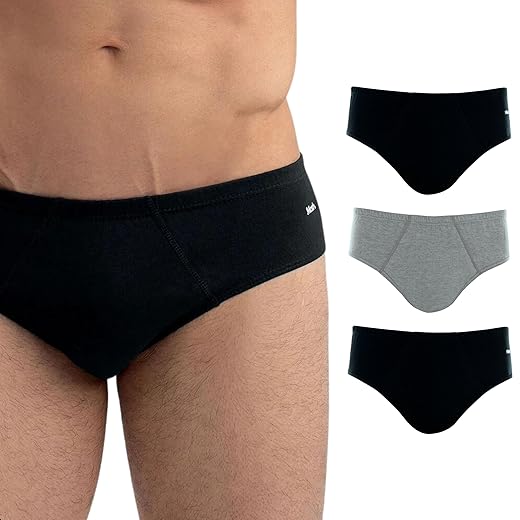 Kit 3 Cuecas Slip Mash Algodão Cotton Hipoalergênica Respirável Masculina Adulto
