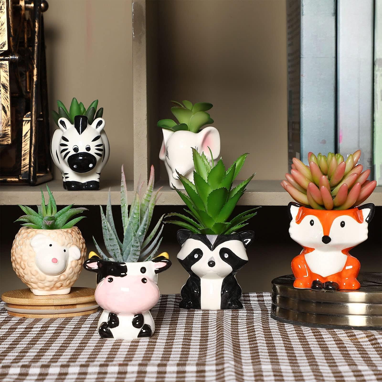 Pots en céramique pour succulentes idée cadeau idéale pour amateurs de déco