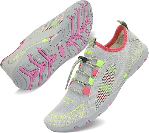 MAYZERO Zapatos de agua para hombres y mujeres, zapatos de surf, playa, piscina, zapatos de punta ancha, senderismo, zapatos de agua, zapatillas de