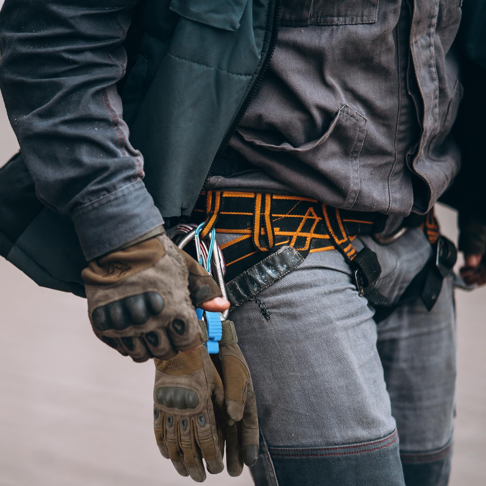 Leinuosen 72 clips multicolor para guantes a granel para el trabajo, clips grandes para guantes de seguridad, guantes de seguridad, cinturones de herramientas de construcción, cinturones y sombreros