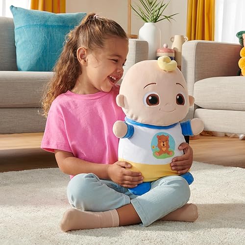 Miniatura 5 de Squishmallows Original CoComelon HugMees JJ de 14 pulgadas - Peluche oficial de Jazwares grande y ultrasuave