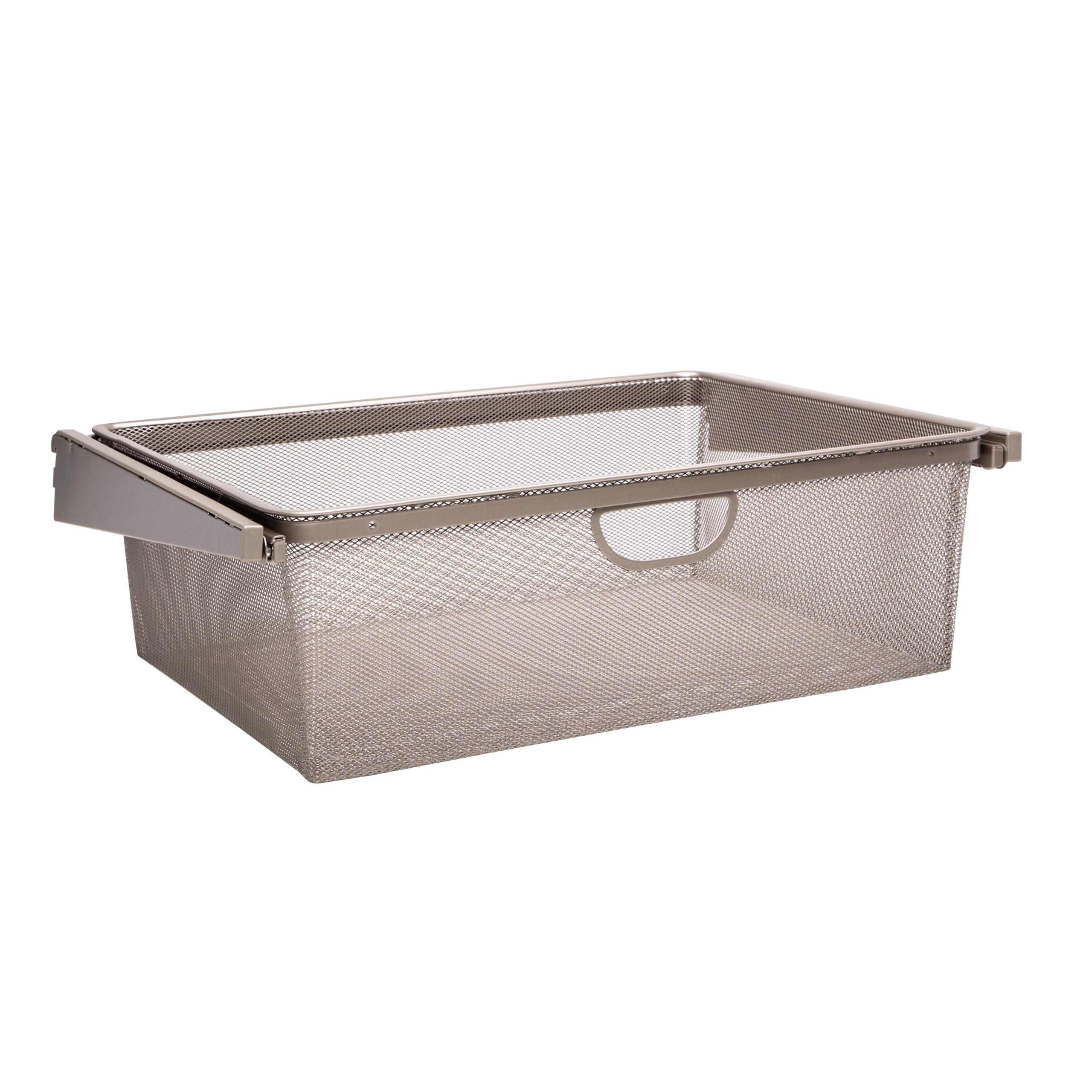 Closet Culture by Knape &amp; Vogt 23 in. Champagne Nickel Basket Surround Kit for Wire Mesh Basket, Compatible Only with Closet Culture Closet Systems, 0335-SRND-CN