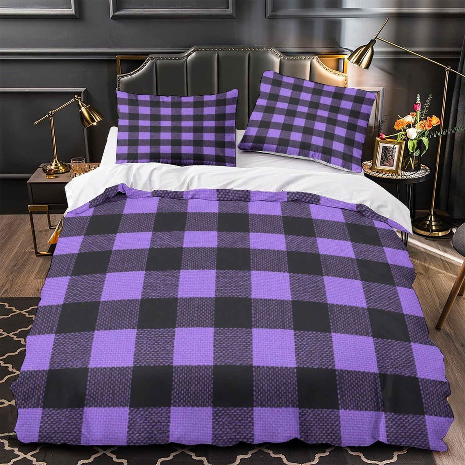Housse de couette tempête électrique lit double chambre ado et adulte