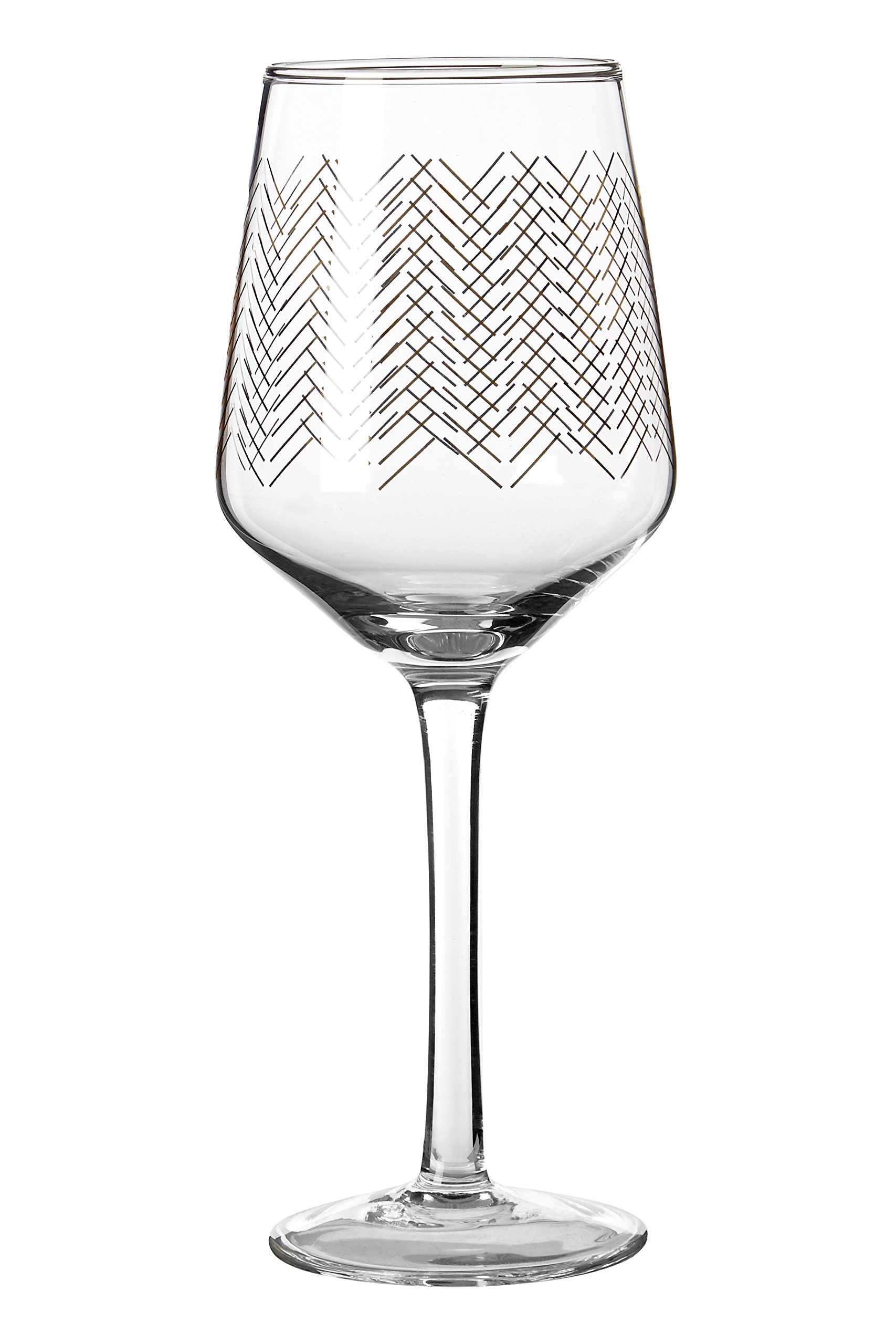 Premier Housewares Wine Cocktail Champagne Drinking Glasses Gold Finishing Martini Glasses Set Of 4 Wine Glasses Cocktail Glasses 9 x 9 x 22 cm