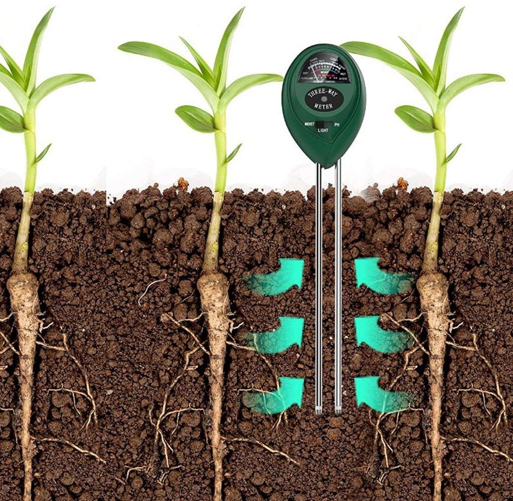 Tester Terreno 3-in-1 Dooppa - Misura PH, Umidità E Luce Per Piante Da Interno/Esterno - Foto 6