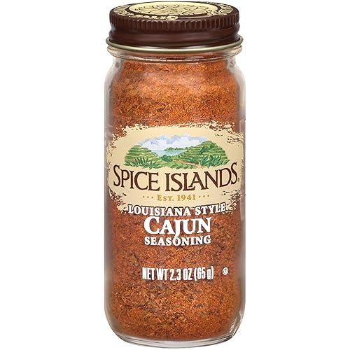 Spice Islands Condimento cajún estilo Louisiana, 2.3 onzas