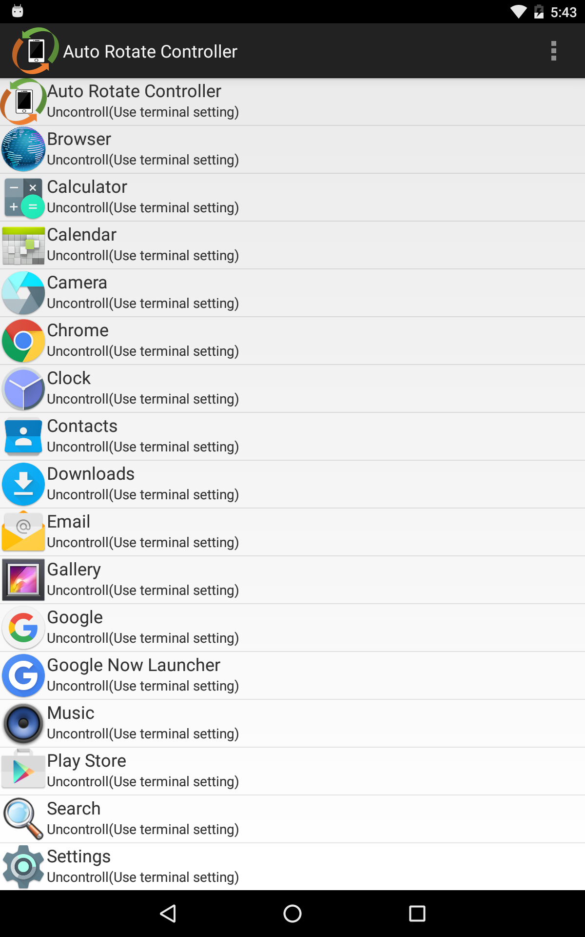 Auto Rotate Controller - App on Amazon Appstore