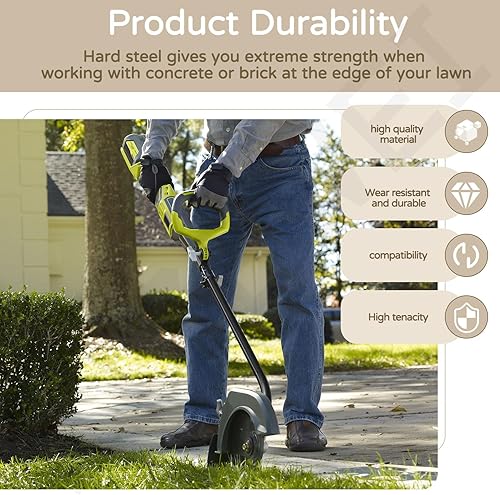 Miniatura 4 de AC04215 - Paquete de 2 cuchillas reversibles de acero endurecido de 8 pulgadas Expandible, compatible con Ryobi UT50500, UT15518, RY15518, RYEDG11,