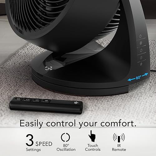 Miniatura 4 de Vornado 753 OSC - Ventilador circulador de aire para toda la habitación con oscilación, control remoto incluido, modo automático, aromaterapia con