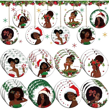 Charming Black Girl Ornaments: Adorn Your Christmas Tree with Diversity and Joy