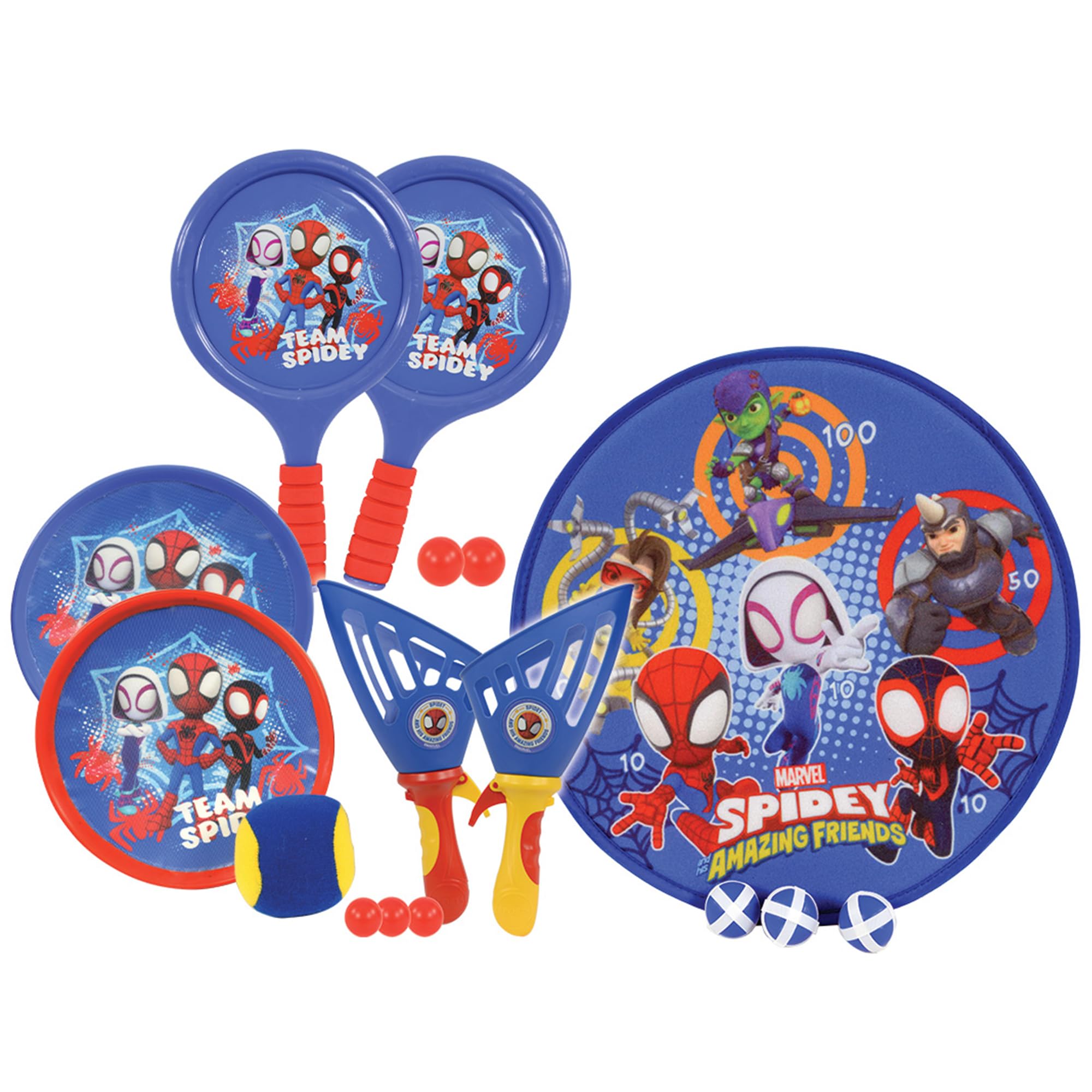 Marvel  Kids None Spidey & His Amazing Friends 4In1 Garden Games, Sports Direct